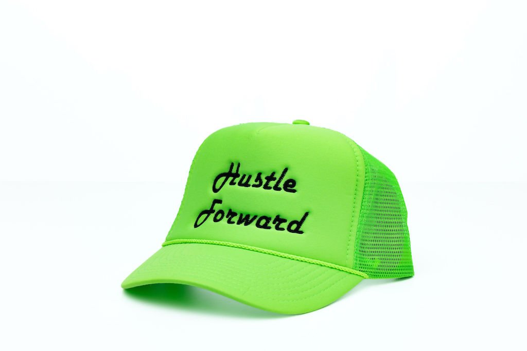 'Slime Green' Trucker Hat — Hustle Forward ®